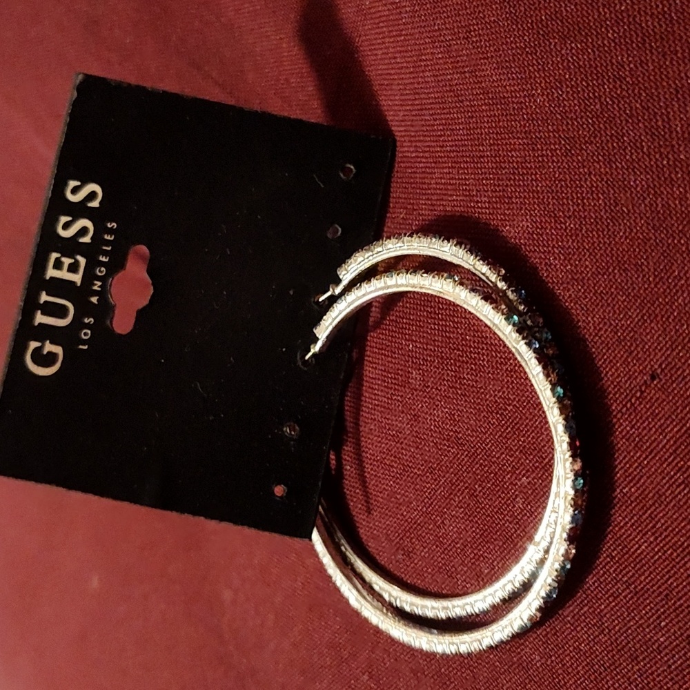 Guess brand earrings